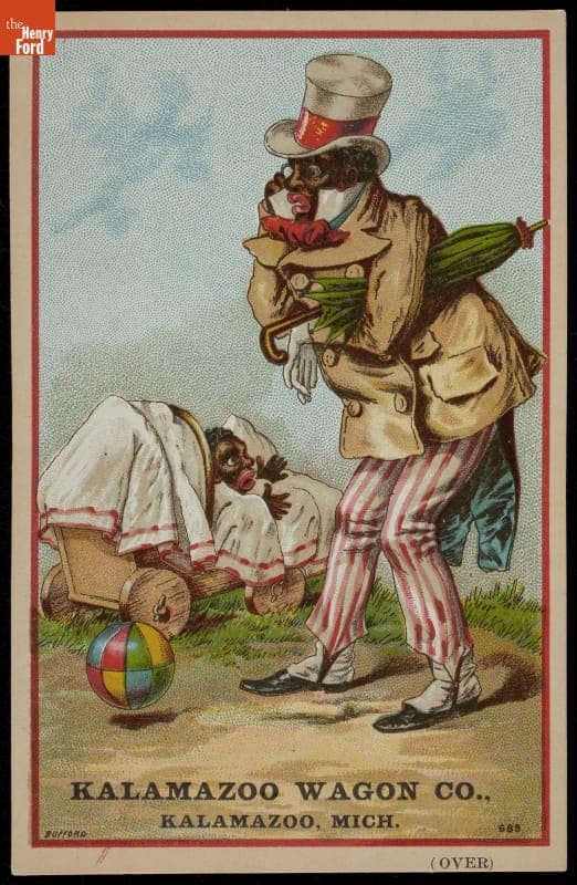 Trade Card for the Kalamazoo Wagon Co., 1880-1900