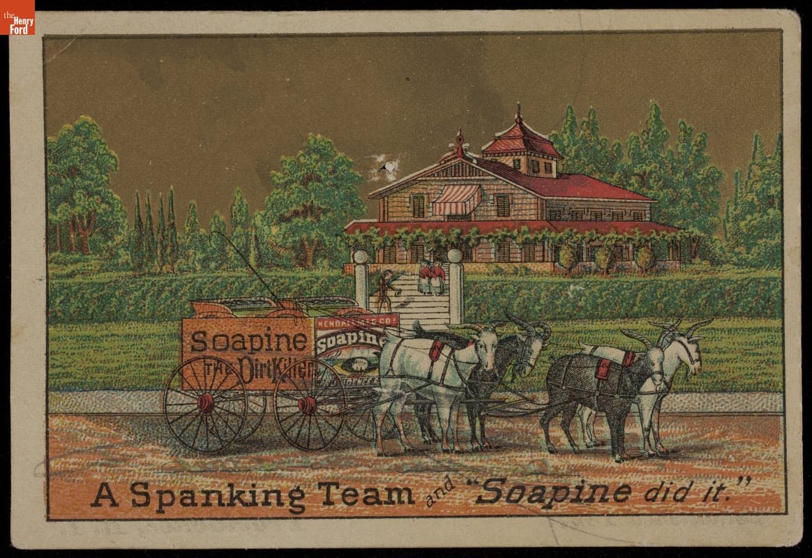 Trade Card for Soapine, Kendall Mfg. Co., 1880-1900