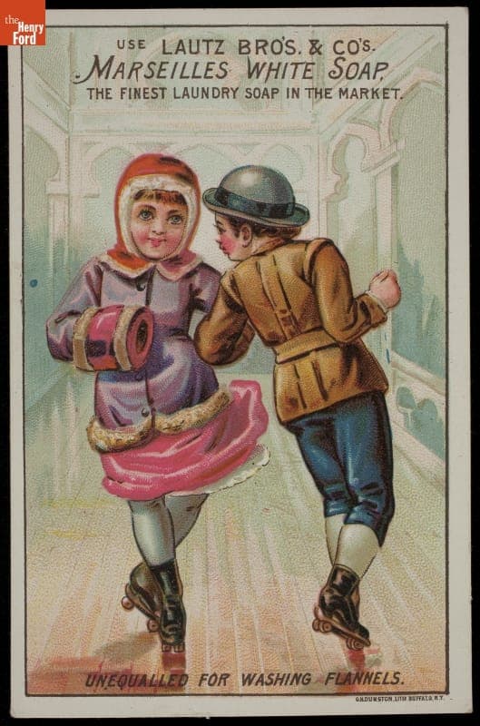 Trade Card for Marseilles White Soap, Lautz Bros. Co., circa 1885