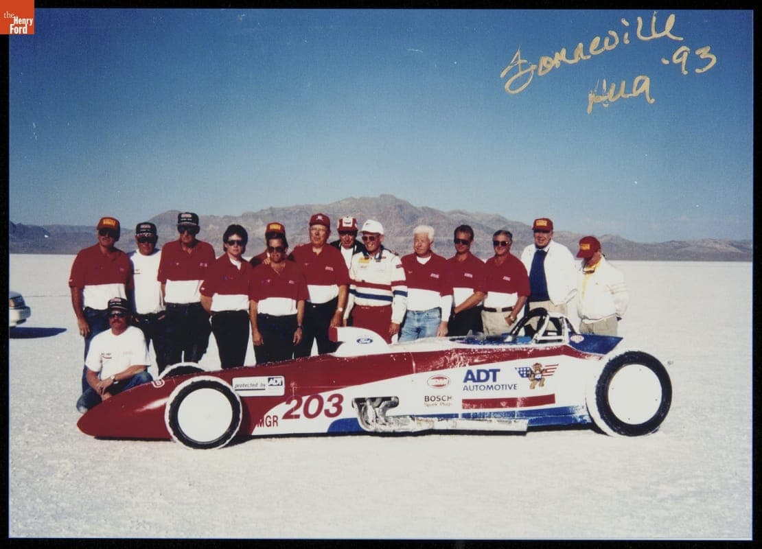 Bobby Unser Collection--Photographs--Racing--1993 Bonneville Record--Item7