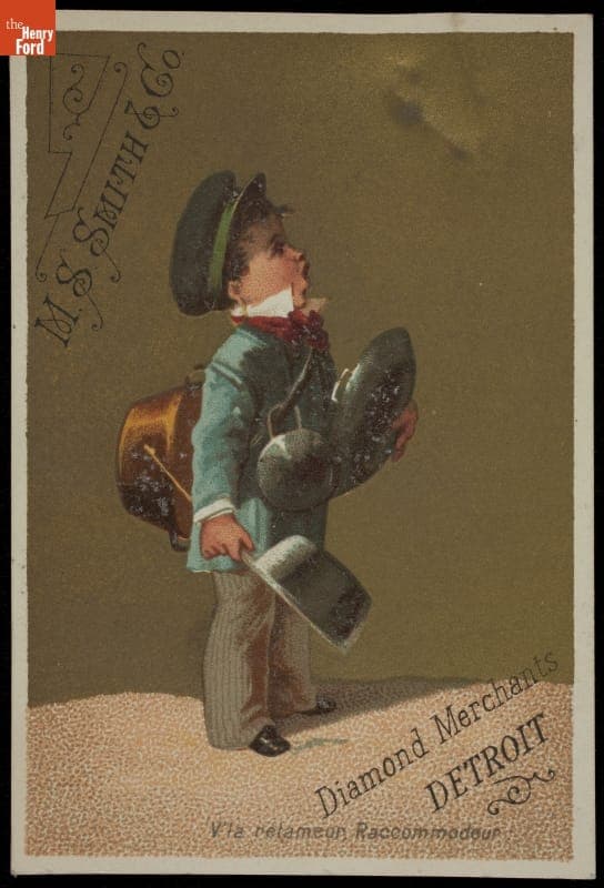 Trade Card for M.S. Smith & Co., Jewelers, 1870-1890