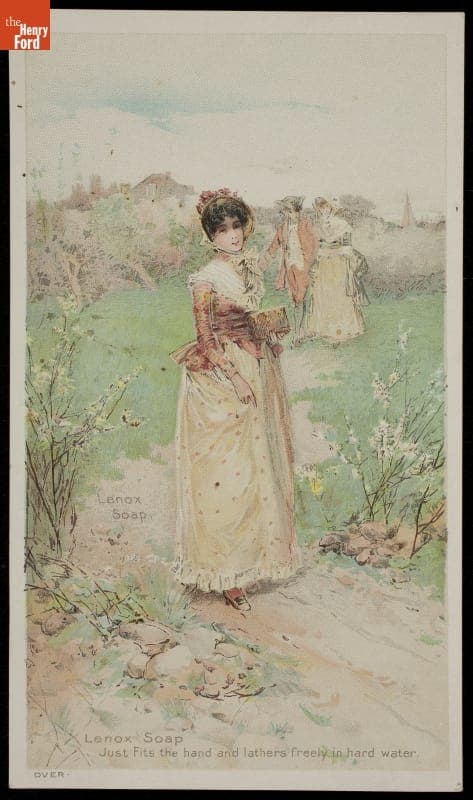 Trade Card for Lenox Soap, Procter & Gamble, 1887