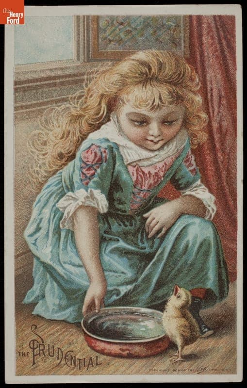 Trade Card for Insurance Policies, Prudential Insurance Co., 1889