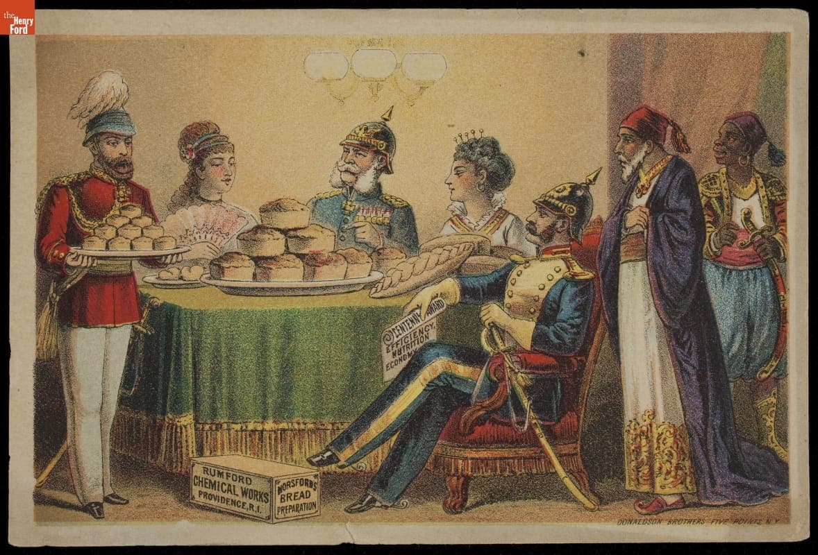 Trade Card for Horsford's Self-Raising Bread Preparation, Rumford Chemical Works, 1876-1900