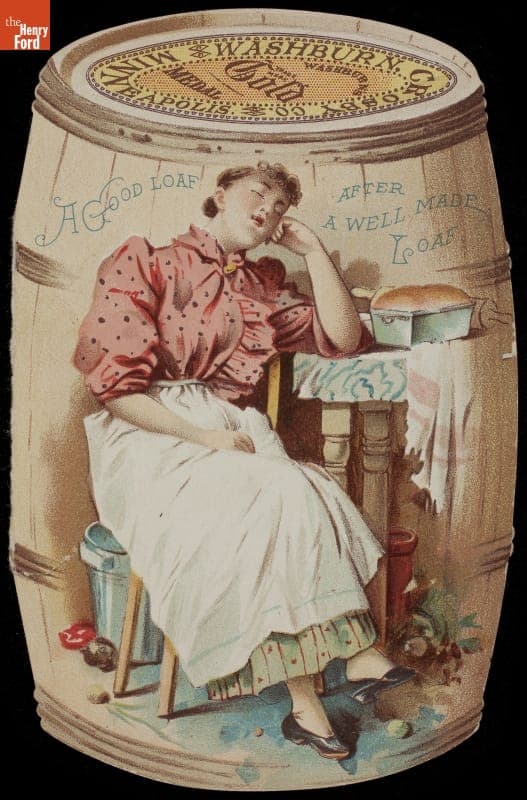 Trade Card for Gold Medal Flour, Washburn-Crosby Company, circa 1895