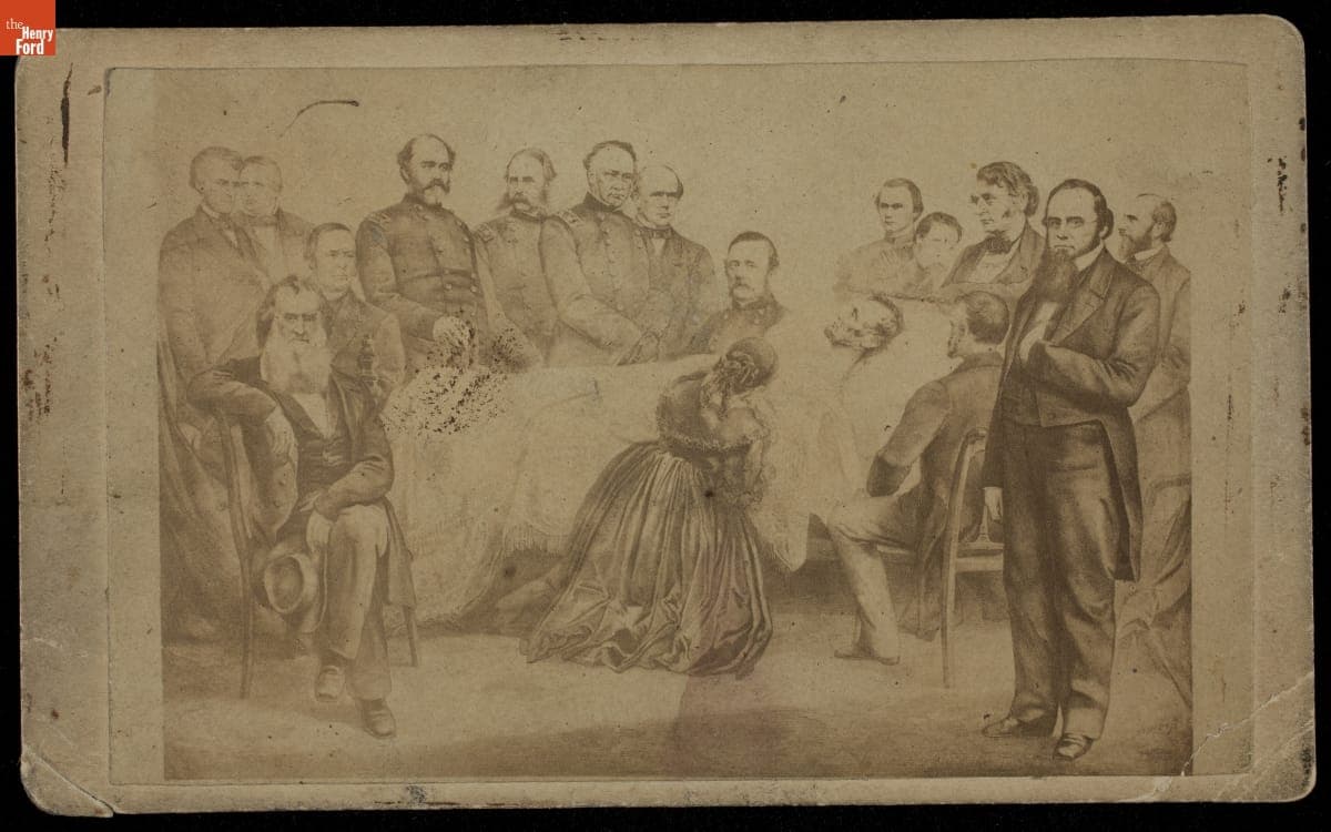 Deathbed of Abraham Lincoln, 1865