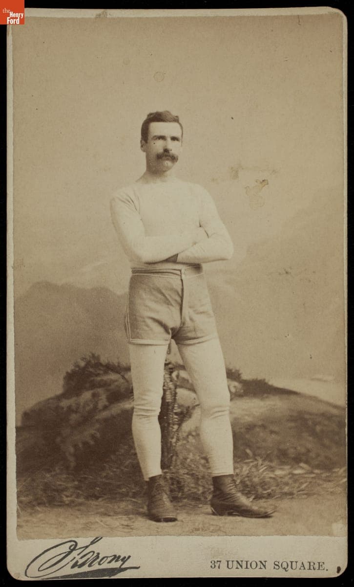 Portrait of John Ennis, Long-Distance Competitive Walker, 1871-1885