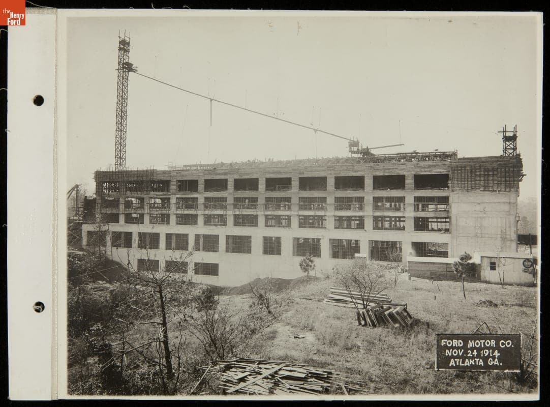 Ford Motor Company--Plant Construction--Atlanta Georgia--1914--Item58