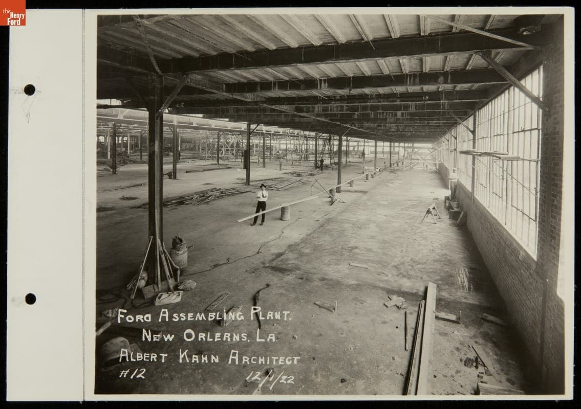 Ford Motor Company--Plant Construction--New Orleans, Louisiana--1922-1923--Item11