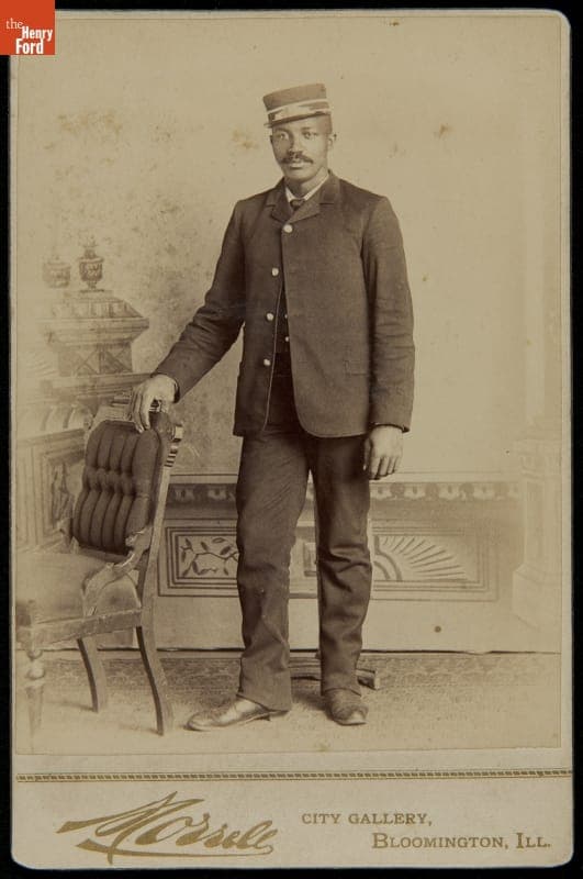 Portrait of a Railroad Employee, circa 1885