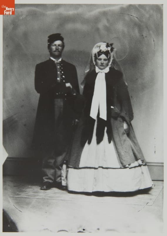 Portrait of Barney Litogot and Caroline Amelia Taylor Litogot, 1862
