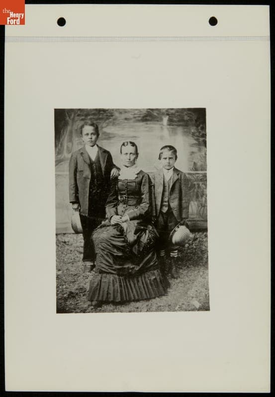 Portrait of Caroline Amelia Taylor Litogot and Sons Edward and Arthur, 1882