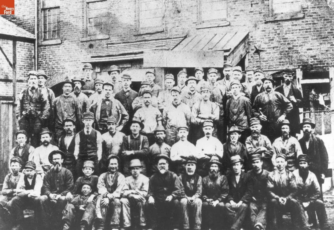 Detroit Dry Dock Company Employees, Including Henry Ford, 1880-1882