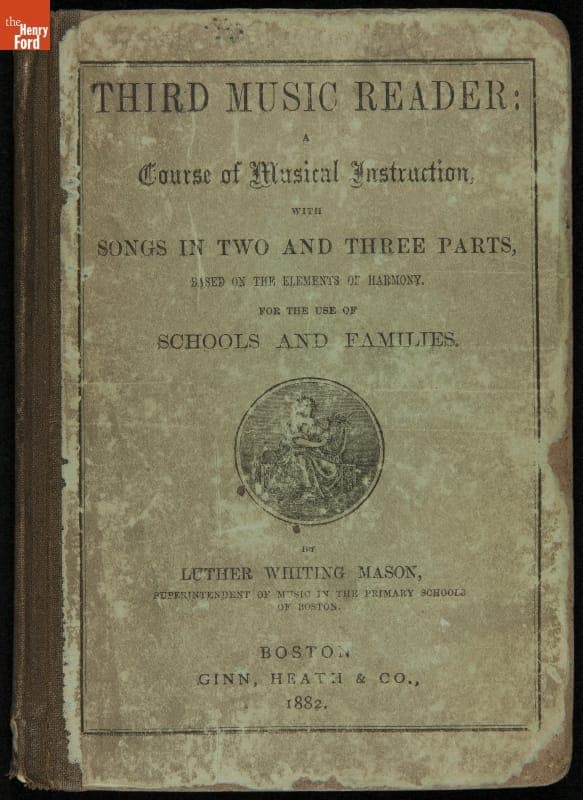 Textbook Used by Katharine Wright and Orville Wright, "Third Music Reader," 1871