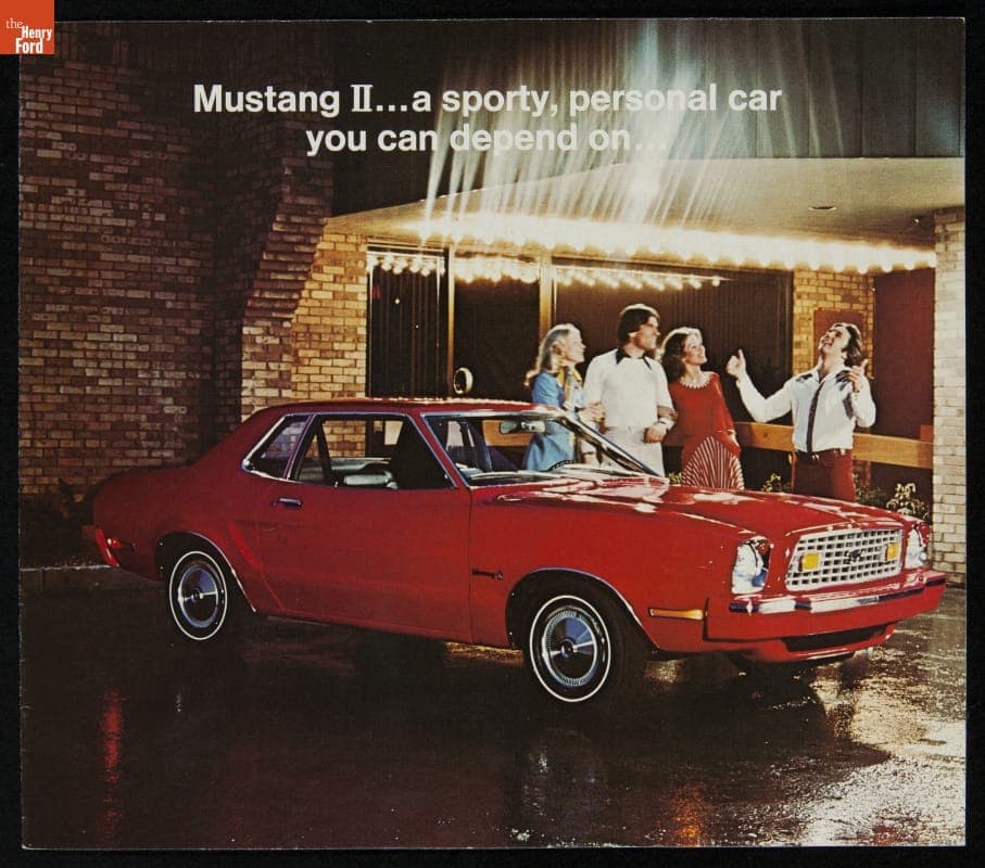 Sales Brochure for 1976 Ford Mustang, "Mustang II... a Sporty, Personal Car You Can Depend On"