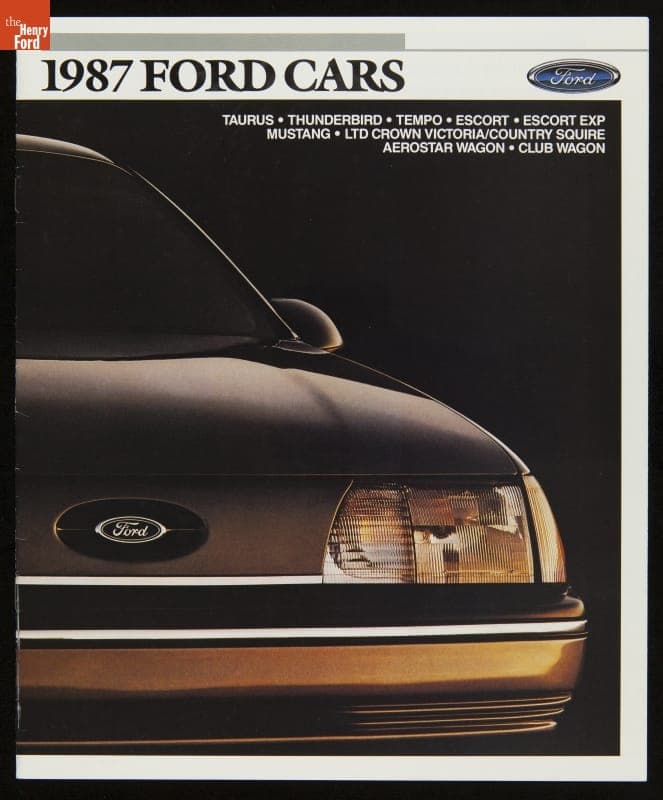 Sales Brochure, "1987 Ford Cars"