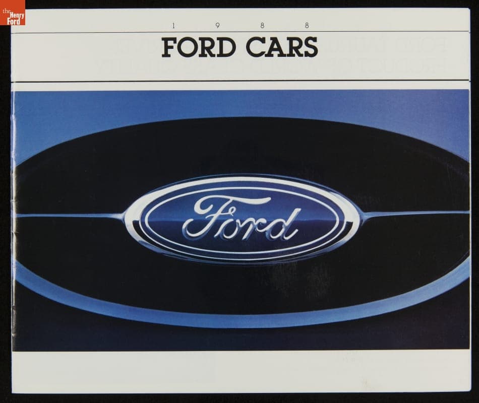 Sales Brochure, "1988 Ford Cars"