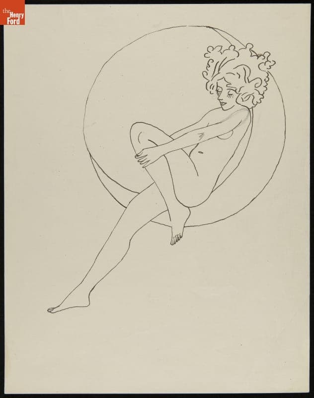 Tattoo Sketch, 1915-1950