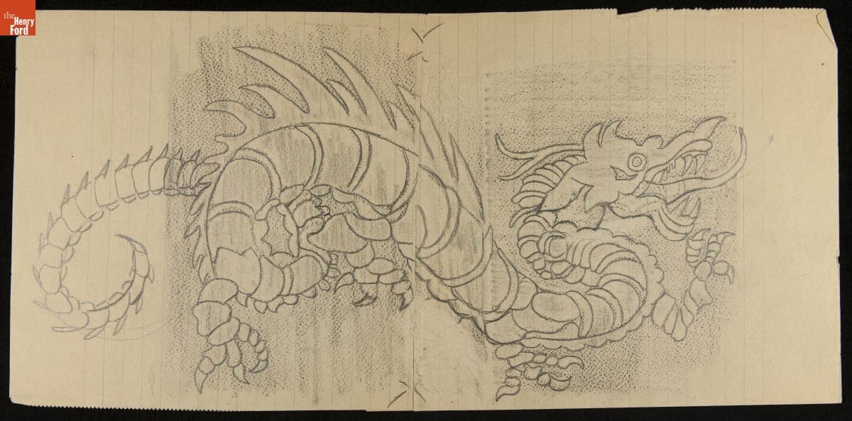 Tattoo Sketch, 1915-1950