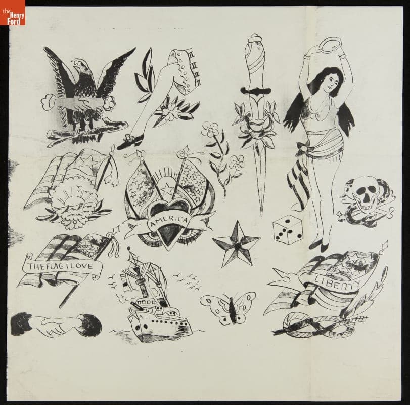 Tattoo Flash, circa 1925