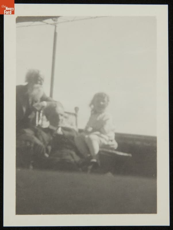 John Burroughs and Henry Ford on the Yacht "Sialia," circa 1917