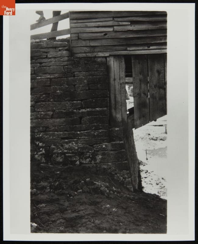 Documentary Photograph of Ackley Covered Bridge at West Finley, Pennsylvania, before Relocation to Greenfield Village, 1937