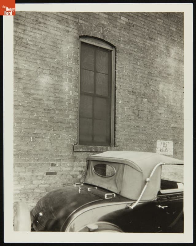Original Site of Bagley Avenue Workshop, Detroit, Michigan, circa 1932
