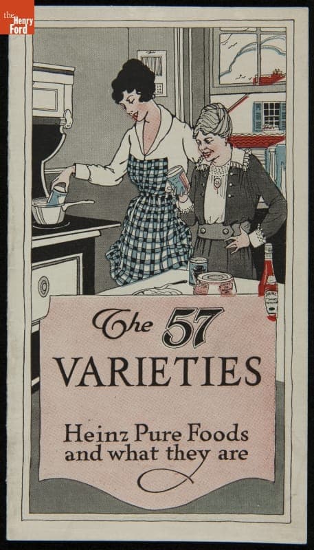 Catalog for the H.J. Heinz Co., "The 57 Varieties, Heinz Pure Foods and What They Are," circa 1916
