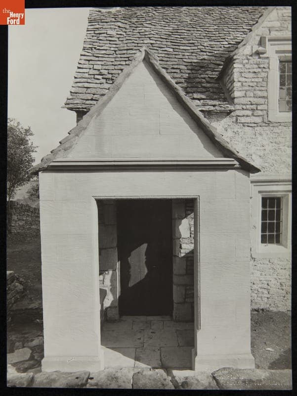 Cotswold Cottage at its Original Site, Chedworth, Gloucestershire, England, 1920-1930