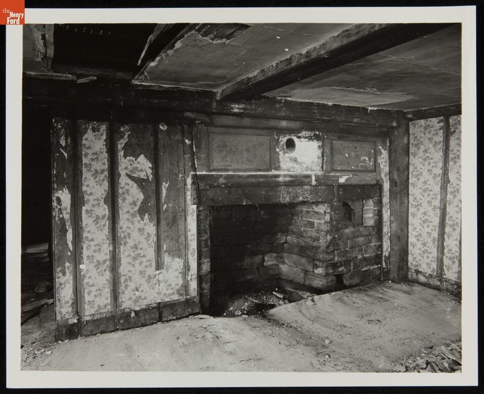 Daggett Farmhouse at Its Earlier Site, Andover, Connecticut, circa 1951