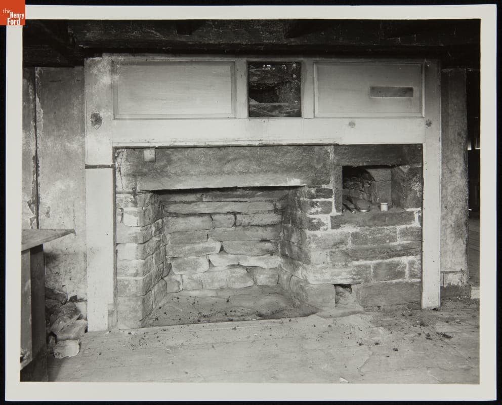 Daggett Farmhouse at Its Earlier Site, Andover, Connecticut, circa 1951