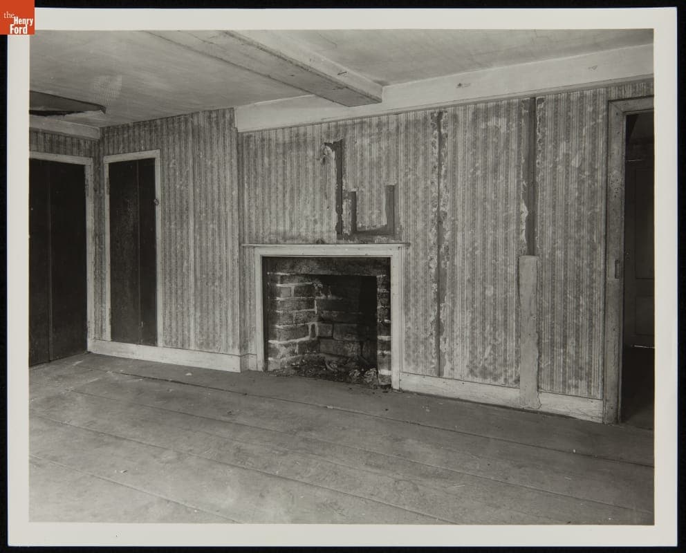 Daggett Farmhouse at Its Earlier Site, Andover, Connecticut, circa 1951