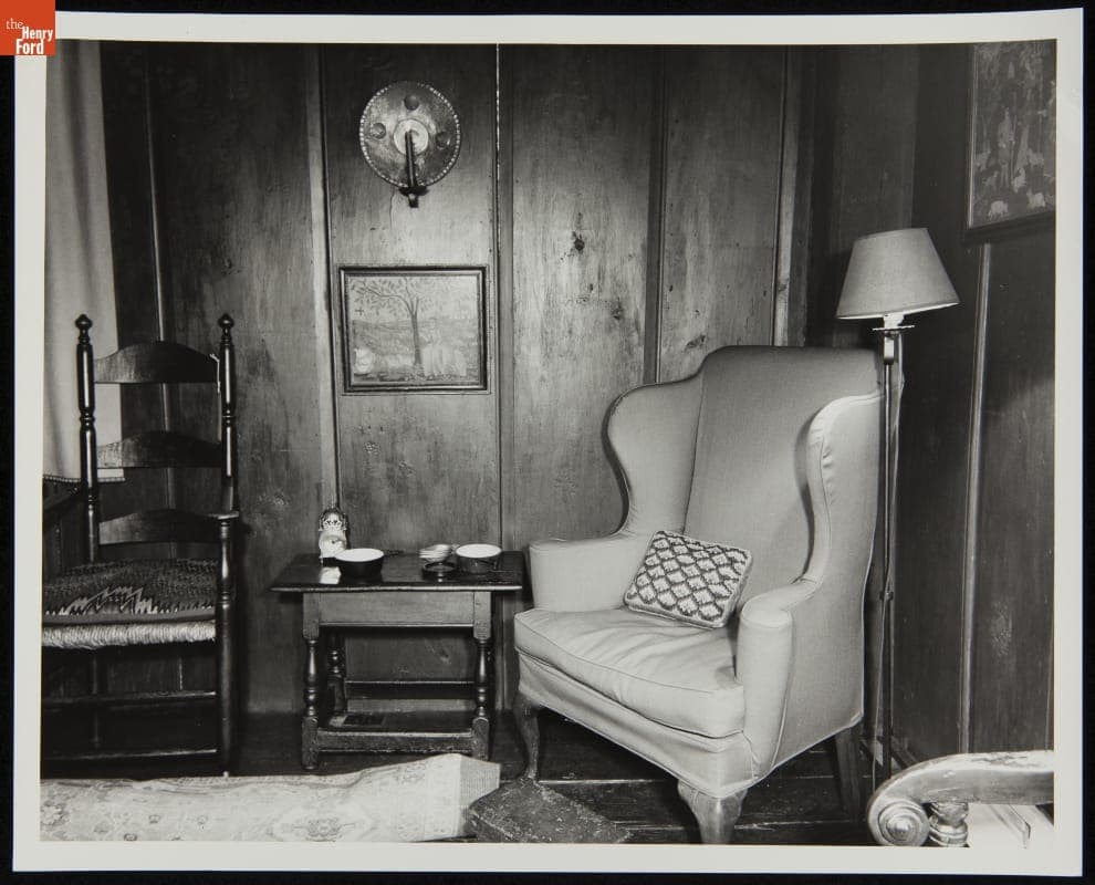 Daggett Farm House at Its Earlier Site, Union, Connecticut, 1977