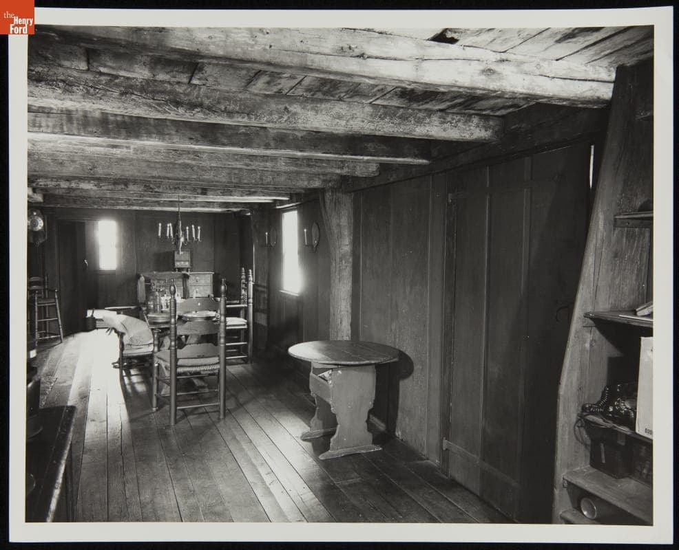 Daggett Farmhouse at Its Earlier Site, Union, Connecticut, 1977