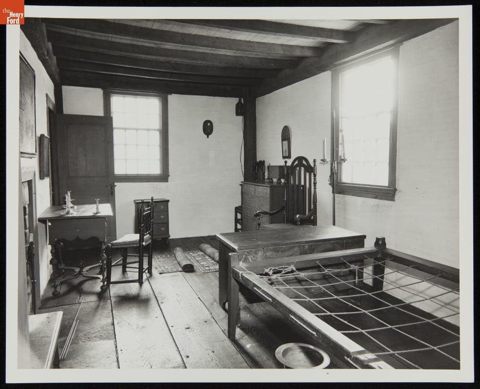 Daggett Farmhouse at Its Earlier Site, Union, Connecticut, 1977