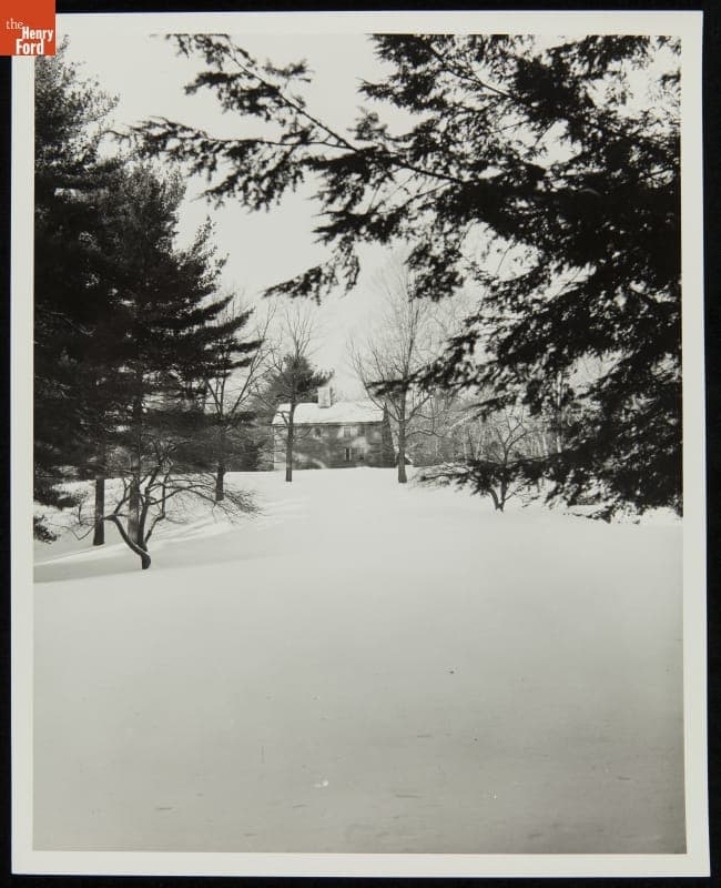Daggett Farm House at Its Earlier Site, Union, Connecticut, 1977
