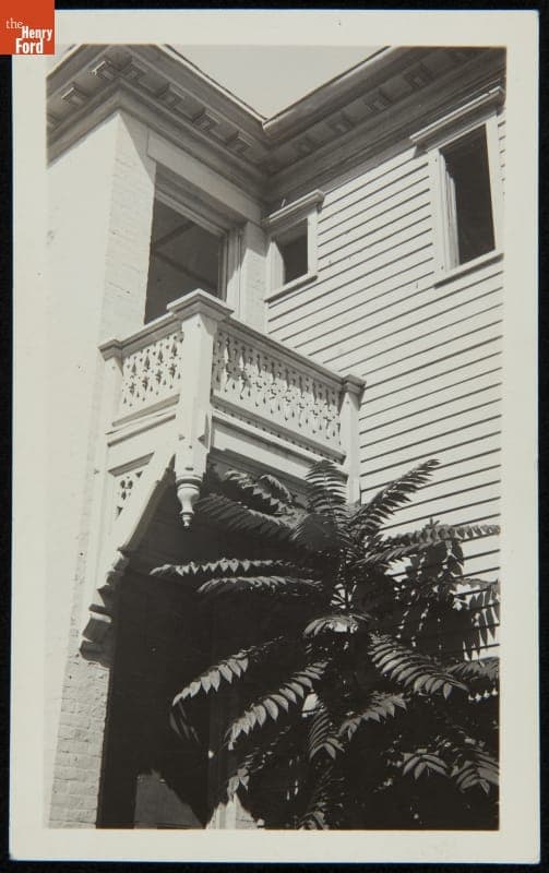 Documentary Photograph of Noah Webster Home before Dismantling and Relocation to Greenfield Village, 1936