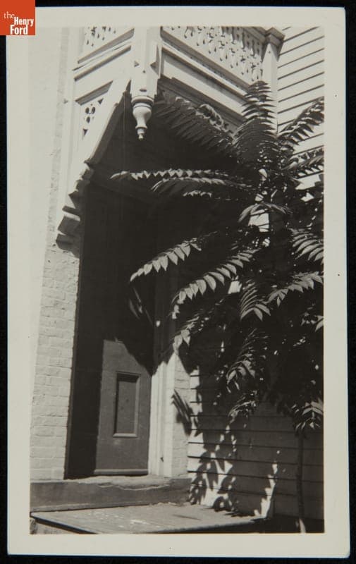 Documentary Photograph of Noah Webster Home before Dismantling and Relocation to Greenfield Village, 1936