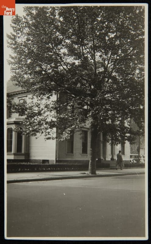 Documentary Photograph of Noah Webster Home before Dismantling and Relocation to Greenfield Village, 1936