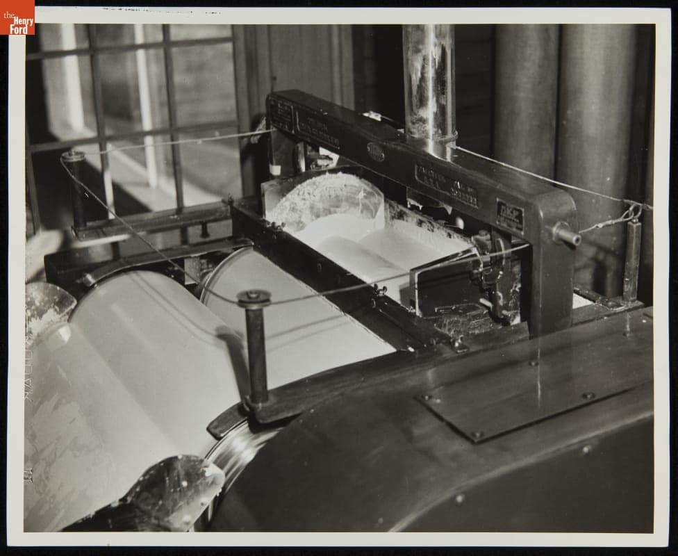 Making Soybean Paint for Automobiles, Ford Village Industry Plant, Saline, Michigan, November 1941