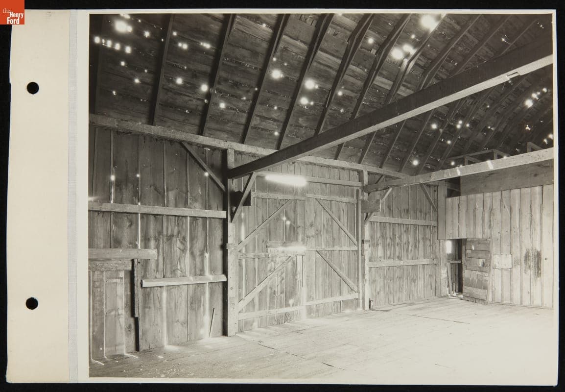 Addison Ford Barn at Its Original Site, Dearborn, Michigan, June 1929