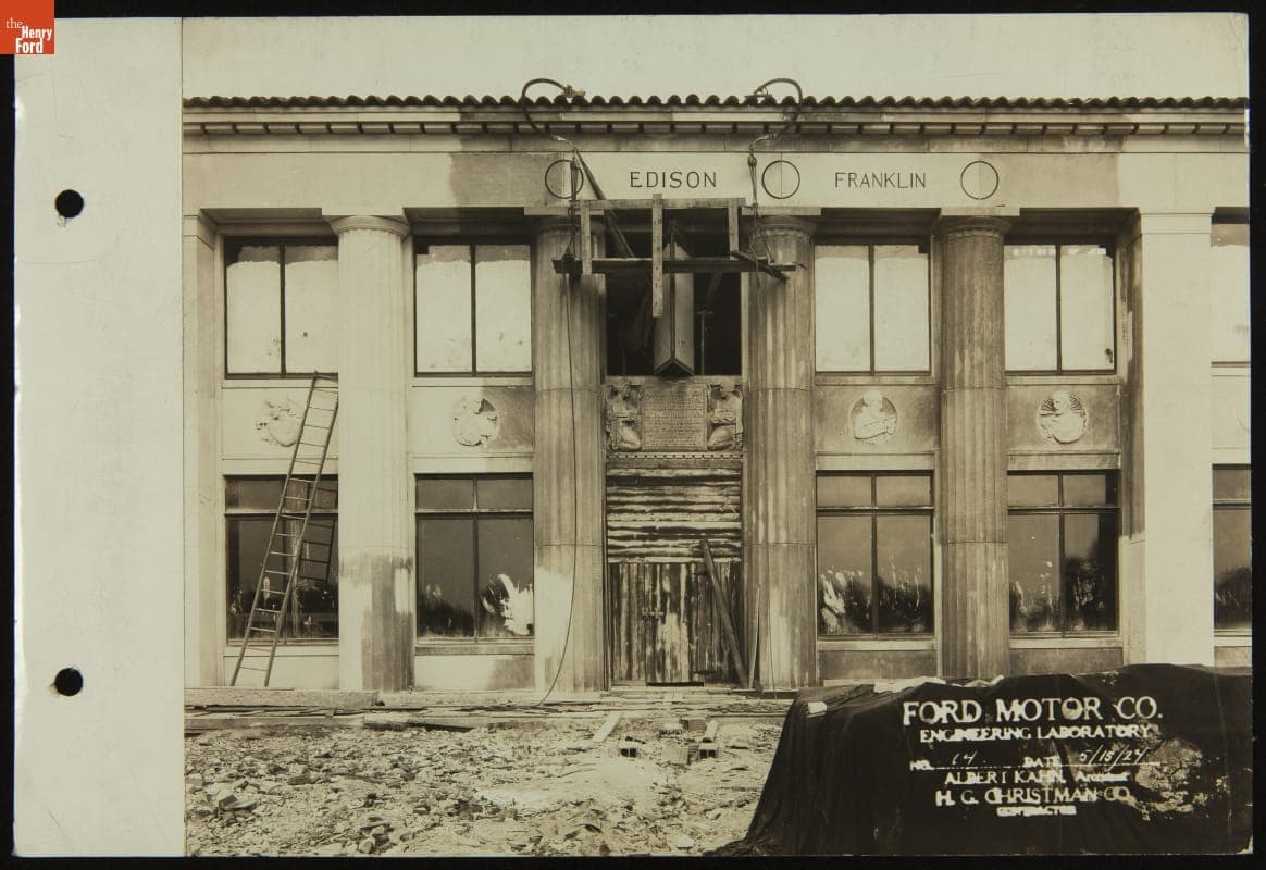 Ford Motor Company--Plant Construction--Dearborn Engineering Lab--1923-1924--Item4