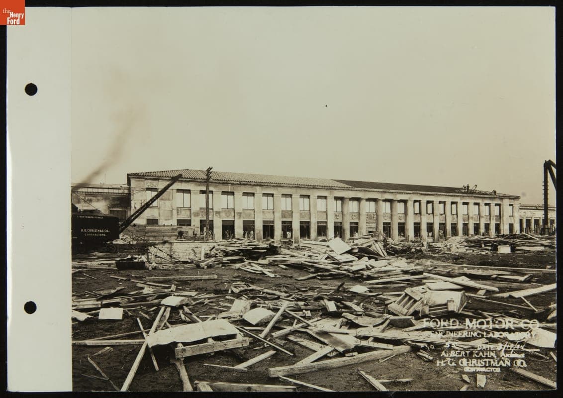 Ford Motor Company--Plant Construction--Dearborn Engineering Lab--1923-1924--Item16