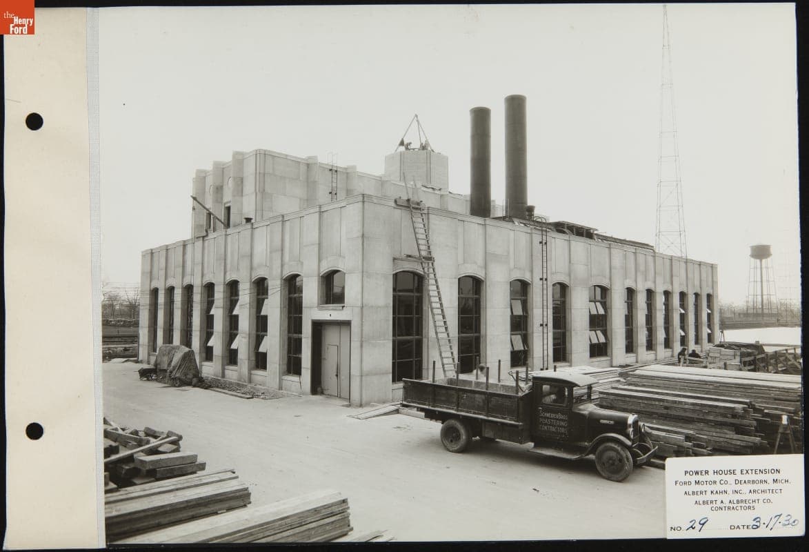 Ford Motor Company--Plant Construction--Dearborn Engineering Lab--1923-1924--Item71