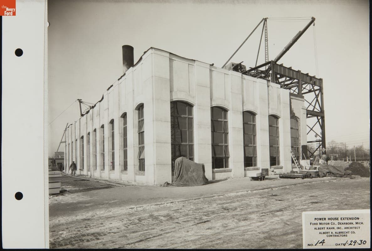 Ford Motor Company--Plant Construction--Dearborn Engineering Lab--1923-1924--Item86
