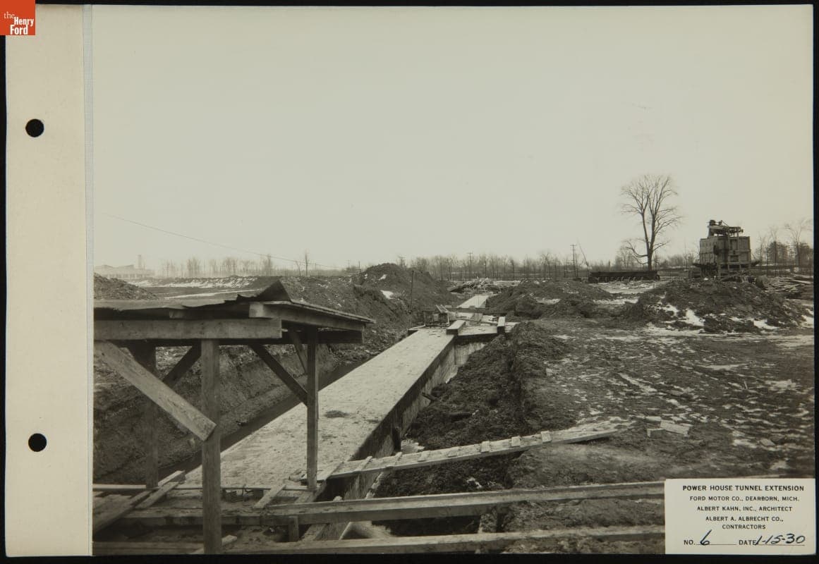 Ford Motor Company--Plant Construction--Dearborn Engineering Lab--1923-1924--Item105