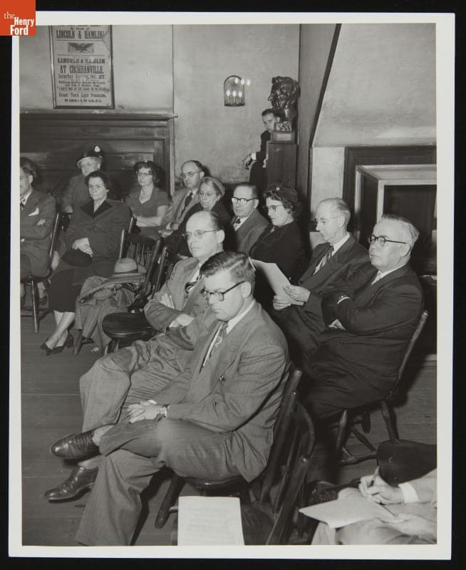 Abraham Lincoln Civil War Roundtable of Michigan, Logan County Courthouse, Greenfield Village, 1952-1957