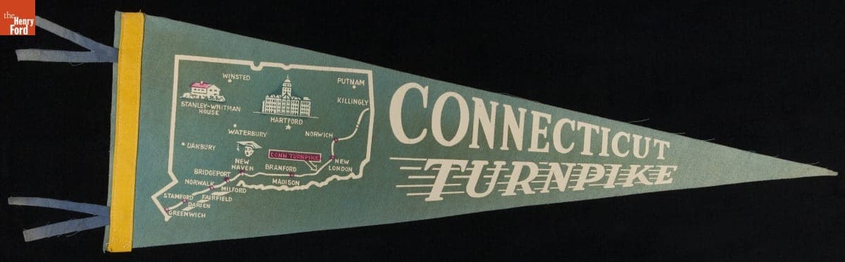 Pennant, "Connecticut Turnpike," 1963