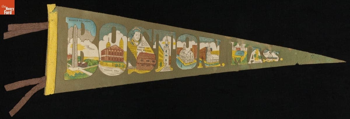 Pennant, "Boston, Mass.," 1950