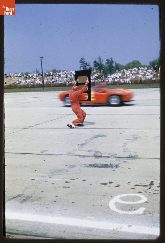 Jim Kimberly, Ferrari #5, Andrews Air Force Base, Washington, D.C., May 2, 1954